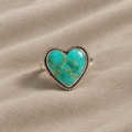 Artisan Herz Türkis Ring