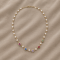 Elegante Statement-Perlenkette