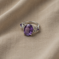 Amethyst Schmuckstück | Weissgold