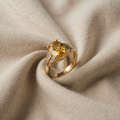 Gold Sonnenuntergang Ring (verstellbar)