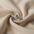 Aurora Weissgoldring mit Zirkonia