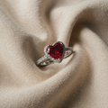 Delara Carmessia Ring | Weissgold