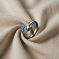 Finora Ring verstellbar mit Koralle
