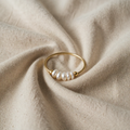 Goda - Ring aus Süsswasserperlen