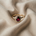 Kaiserlicher roter Ring | Gold