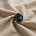 GRAVIERTE RING MIT TIEFENMUSTER