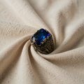 Klara Saphira Mixet Vergoldeter Ring