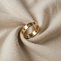 Ring mit Pfotenabdruck – Edelstahl