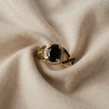 Luxusring aus Onyx