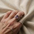 Otilia Violet Lumina Ring | Roségold