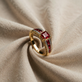 Erb-Rubin Krone Ring