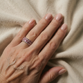 Wangenrouge Kaskadi Ewigkeit Ring | Weissgold
