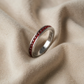 Rubin-Ewigkeitssring | Weissgold
