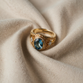 Geometrischer Ring mit Zirkonia