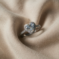 Herzring mit glänzendem Herzmotiv