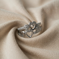 Herzringe aus Weissgold mit Zirkonia