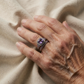 Valerija Erhöhungs-Ring-Set | Weissgold