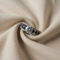 EINGESETZTER ZIRKONRING