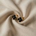 Elegante Blumenohrringe