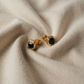 Iced Chics quadratische Ohrringe mit Zirkonia
