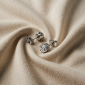 Ohrringe aus Weissgold mit Zirkonia