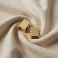Goldene Geometrische Quadratohrringe