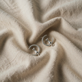 Mond & Katze Sterling-Silber Ohrringe mit Katzen