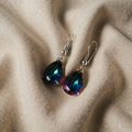 Elegante Ohrringe mit Saphiren im Regenbogenstil