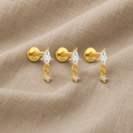 Sofia – Dünner goldener Ring mit feinem Glanz.