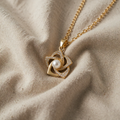 HALSKETTE AUS PERLEN-GOLD