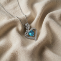 HERZ MIT DIAMANTEN HALSKETTE