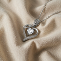 Diamant-Herz-Halskette