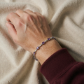 Amethyst Sternenlicht Armband | Weissgold