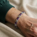 Giada Valethyst Armband | Weissgold glänzend