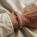 Iridessa Pinkthorn Armband | Weissgold