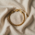 Leija Schnurstruktur Gold