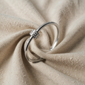 Armband silberfarben mit Zirkonia-Ringen