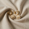 Goldene Würfel Anhänger