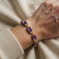 Amethyst-Armband | Gold